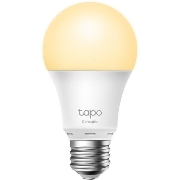 tp-link Tapo L510E Smarte WLAN Glühbirne dimmbar Smarte Lampe, E27, 8.7 W, Tapo App, Smart-Home, weiß