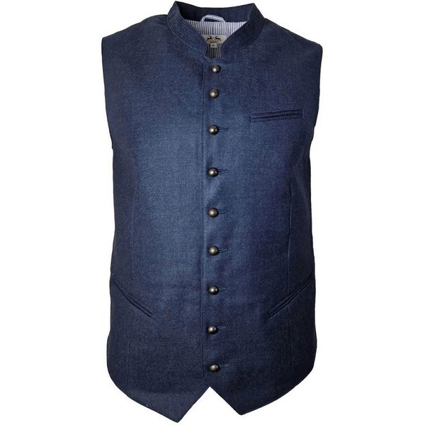 Maddox Trachtenweste MADDOX Trachten Weste 'Altensee', Blau