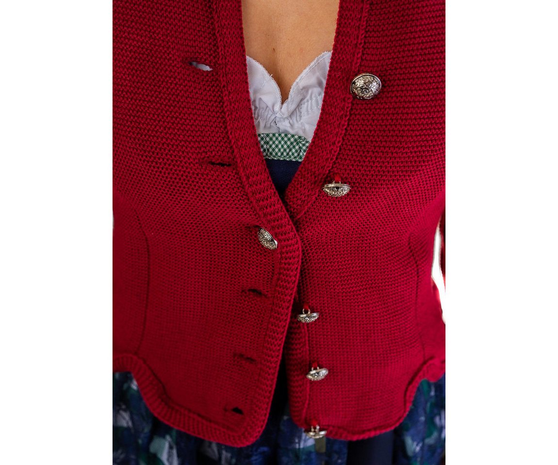 Trachtl Trachtenjacke Rot Klassik – Bild 2 von 3