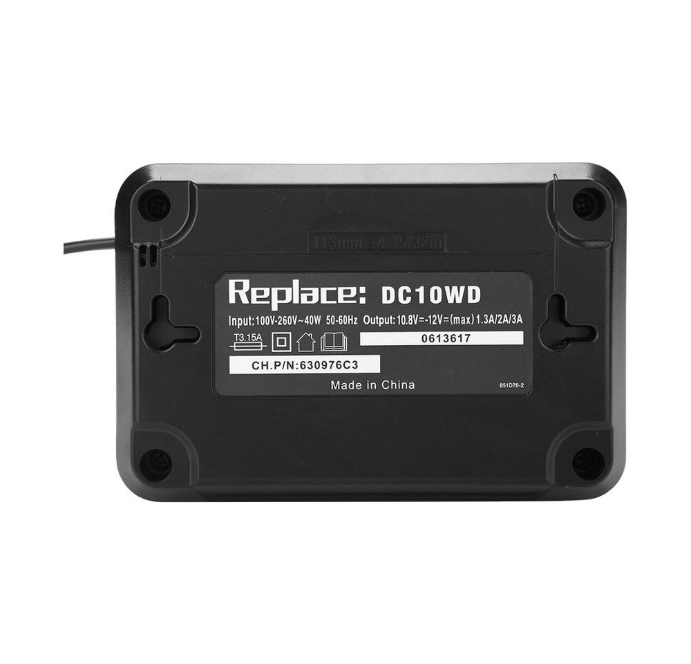Trade-Shop Ladegerät 10,8V-12V passend für Makita BL1015 BL1040B BL1016 Akku-Ladestation (3000 mA, Geeignet für Li-Ion Akkus mit 10,8V und 12V / 2-Stufen Ladepr – Bild 2 von 2