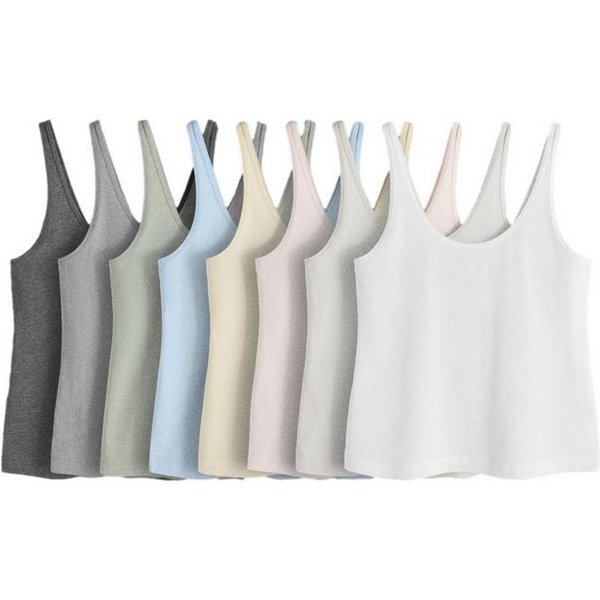 The Set Trägertop The Set Essential Trägertops, 8er-Pack (8-tlg)