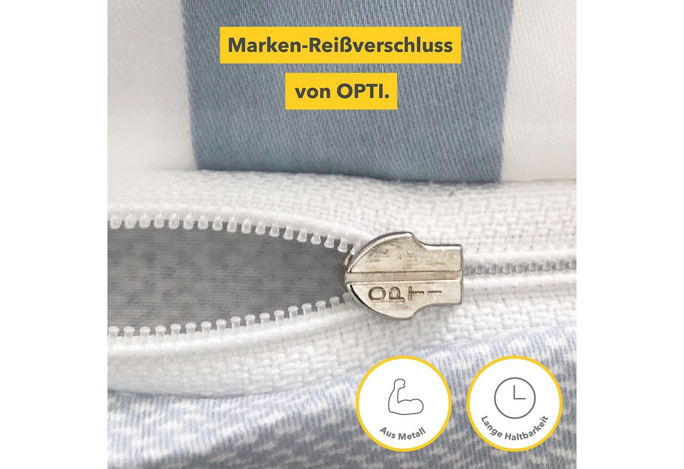 Träumschön Bettwäsche Biber 135x200 oder 155x220 cm, Wende-Design Punkte Streifen, Biber, 2 teilig, mit Reißverschluss, 100% Baumwolle, kuschelig warm im Winter – Bild 4 von 5