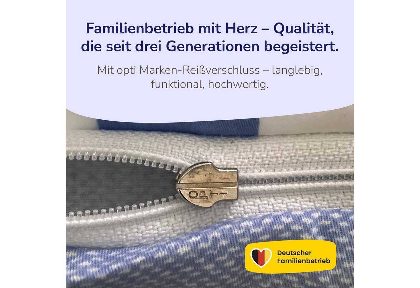 Träumschön Bettwäsche Premium Bettwäsche 135x200 oder 155x220 cm Baumwolle, One Line, Renforcé, 2 teilig, mit Reißverschluss, 100% Baumwolle, luftig leichte Som – Bild 5 von 5