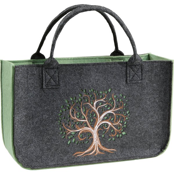 Tragetasche Filztasche "Lebensbaum", Uni