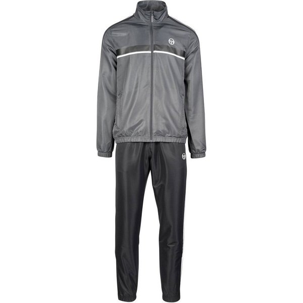Sergio Tacchini Trainingsanzug Trainingsanzug Sergio Tacchini Agave (2-tlg., Jacke und Hose), Streifendetails