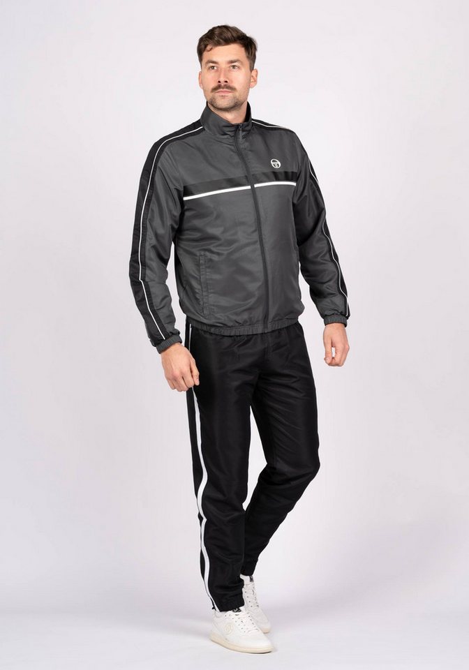 Sergio Tacchini Trainingsanzug Trainingsanzug Sergio Tacchini Agave (2-tlg., Jacke und Hose), Streifendetails – Bild 2 von 5