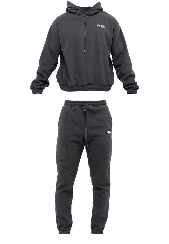 Tom Barron Trainingsanzug Tom Barron Tracksuit With Fleece Fabric Patch Logo, mit modernem Design – Bild 3 von 5