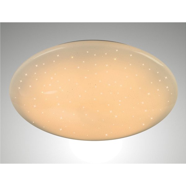 TRANGO LED Deckenleuchte, 3180 Modern LED Deckenstrahler *ROSIE* mit Kristalleffekt aus Acryl Lampenschirm, Deckenlampe, Badlampe, Wandleuchte Sternenhimmel-Opt