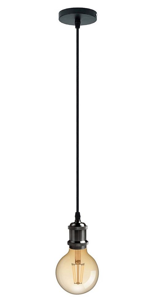 TRANGO LED-Leuchtmittel, 2er Pack E27003-2 LED Filament Lampe Leuchtmittel mit E27 Fassung G95, 2500 Kelvin warmweiß Gold farbig 4 Watt, 400 Lumen, Amber Vintag – Bild 4 von 5