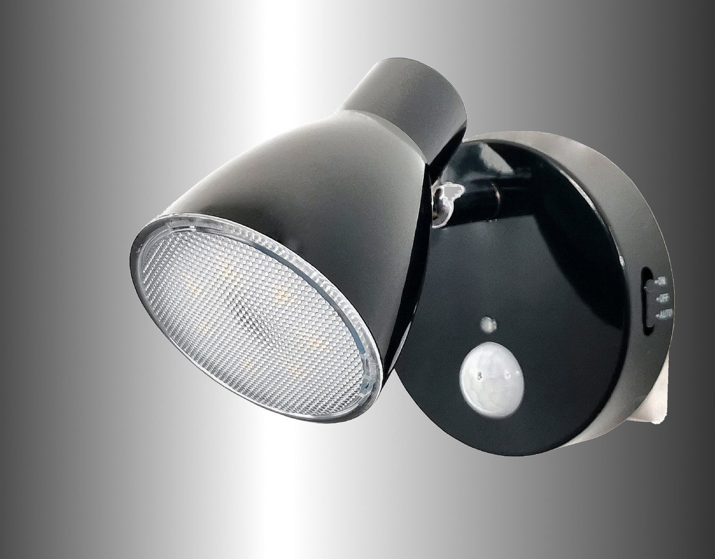 TRANGO LED Nachtlicht, 2635-015 LED Sensor Nachtlicht *MILO* mit Bewegungssensor & Automatikfunktion in Schwarz Sicherheitslicht direkt 230V, Steckdose Lampe, W – Bild 2 von 5