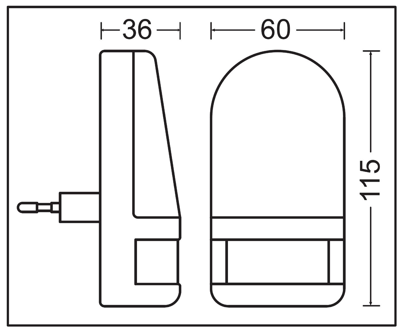 TRANGO LED Nachtlicht, Bewegungsmelder, 11-038 LED Sensor Nachtlicht in Weiß mit Automatikfunktion direkt 230V mit Bewegungssensor, Sicherheitslicht, Steckdose  – Bild 3 von 4