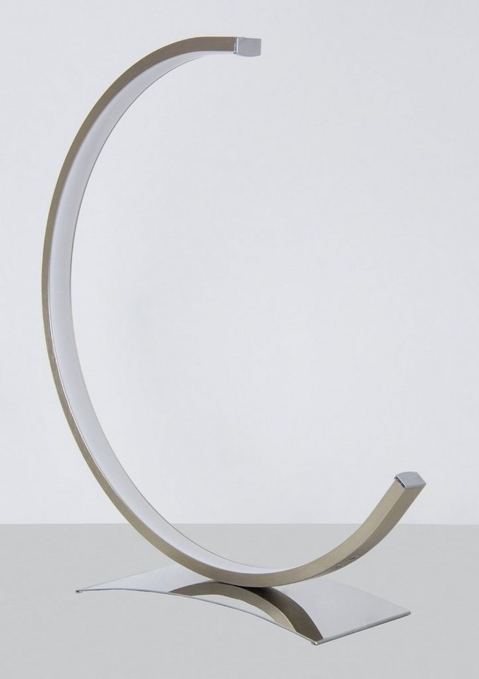 TRANGO LED Tischleuchte 2019-03S, 2019-03S *MOONLIGHT* stufenlos dimmbar & CCT Lichtfarbe Steuerung 3000K-4500K-6500K mit Schnurschalter LED Lichtleiste (Edelst – Bild 5 von 5