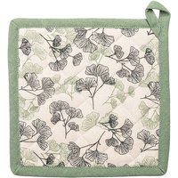 tranquillo Bio-Topflappen "LEAVES" 20 x 20 cm, beige
