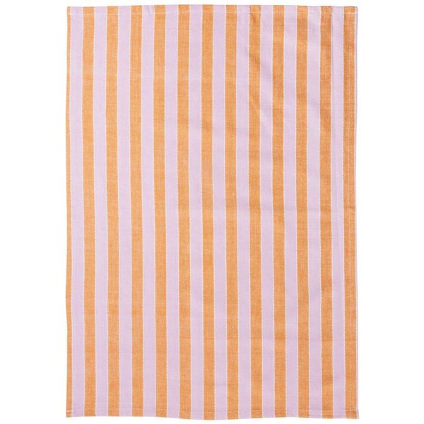 Tranquillo Geschirrtuch aus Bio-Baumwolle Vivid Lines 70x50 cm bunt gestreift Aufhängeschlaufe, Geschirrtuch aus GOTS-zertifizierter Biobaumwolle, saugfähig
