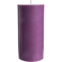 tranquillo Stumpenkerze "GLUMI" aus Stearin, Ø 7,5 cm x H 15 cm, violett