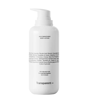 Transparent Lab Aha Smoothing Bodylotion · 400 ml