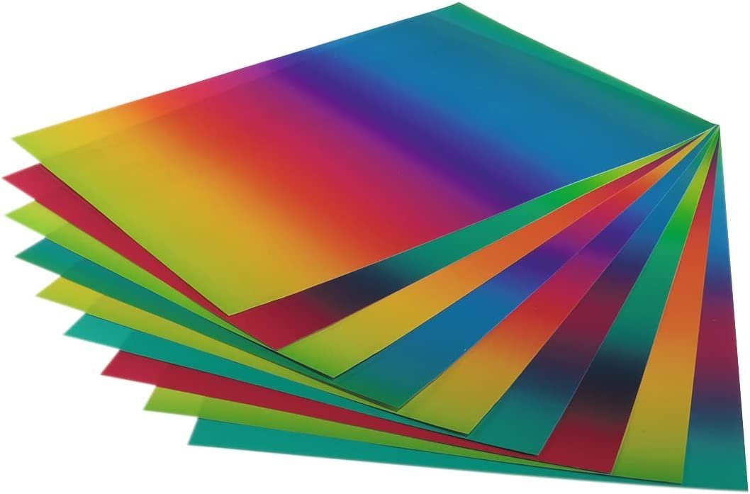 Folia Transparentpapier folia Regenbogen-Transparentpapiermappe, 230 x 320 mm – Bild 2 von 2