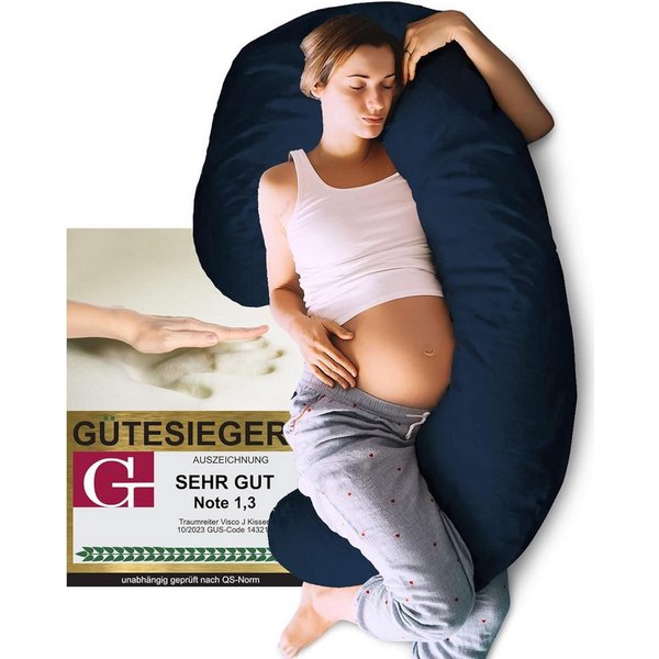 Traumreiter Seitenschläferkissen J Visco Seitenschläferkissen mit Memory Foam Support