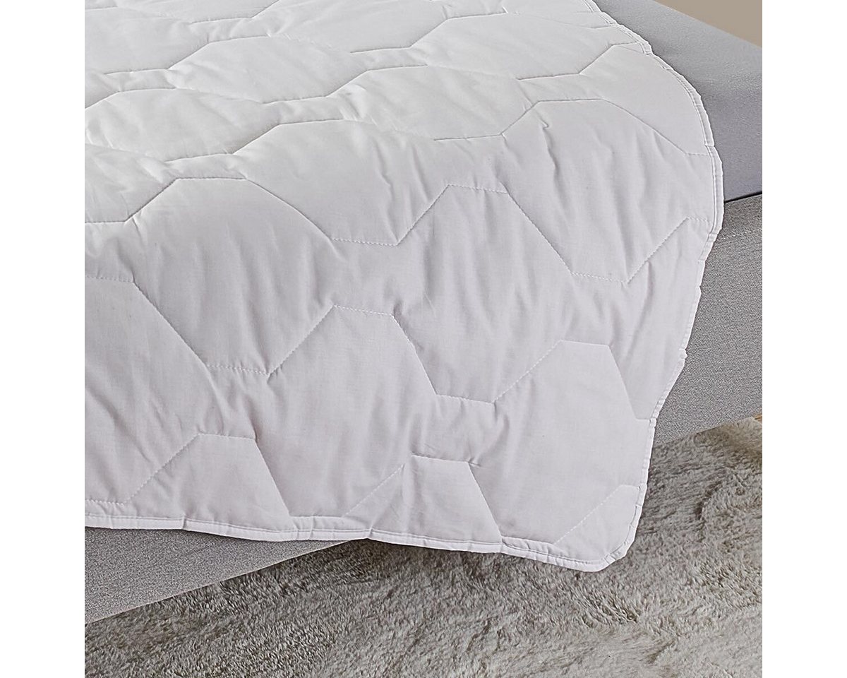 TRAUMSCHLAF Baumwollbettdecke Sommer, Füllung: 100% Baumwolle, Bezug: 100% Baumwolle, perfekte Sommerdecke aus natürlichem Material – Bild 2 von 5
