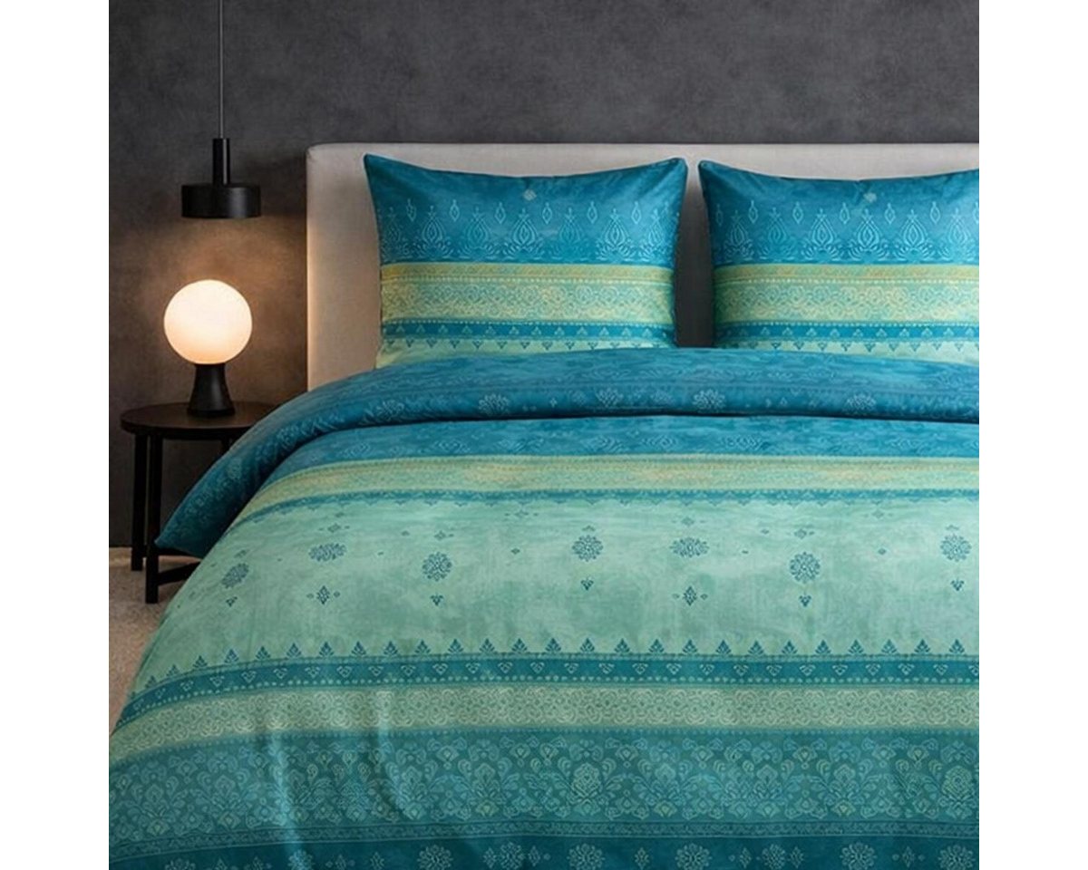 TRAUMSCHLAF Bettwäsche Amara, Mako Satin, 2 teilig, hochwertige Satin Bettwäsche – Bild 2 von 4