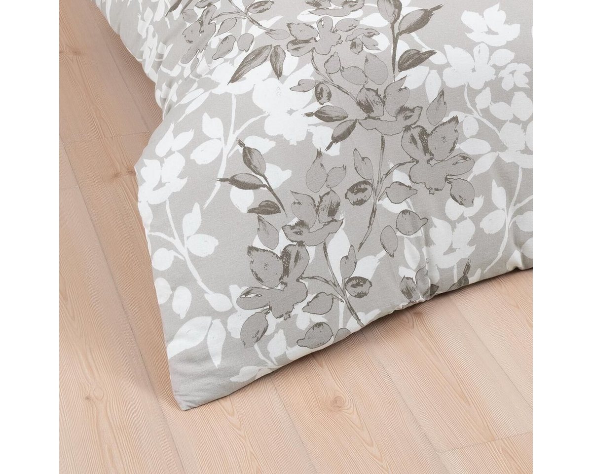 TRAUMSCHLAF Bettwäsche Ellen, Flanell, 2 teilig, flauschig weiches, florales Design – Bild 4 von 4