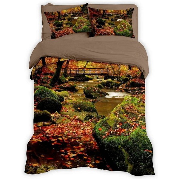 TRAUMSCHLAF Bettwäsche Herbstwald, Renforce, 2 teilig, herrliches Design in strapazierfähiger Qualität