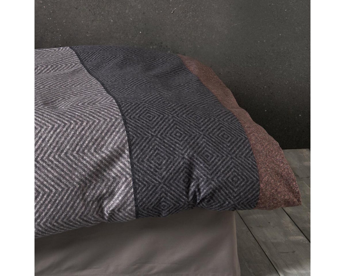 TRAUMSCHLAF Bettwäsche Kansas, Flanell, 3 teilig, hochwertige Flanell Qualität – Bild 3 von 4