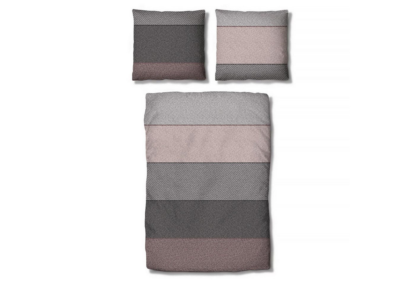 TRAUMSCHLAF Bettwäsche Kansas, Mako Satin, 2 teilig, hochwertige Satin Bettwäsche – Bild 4 von 5