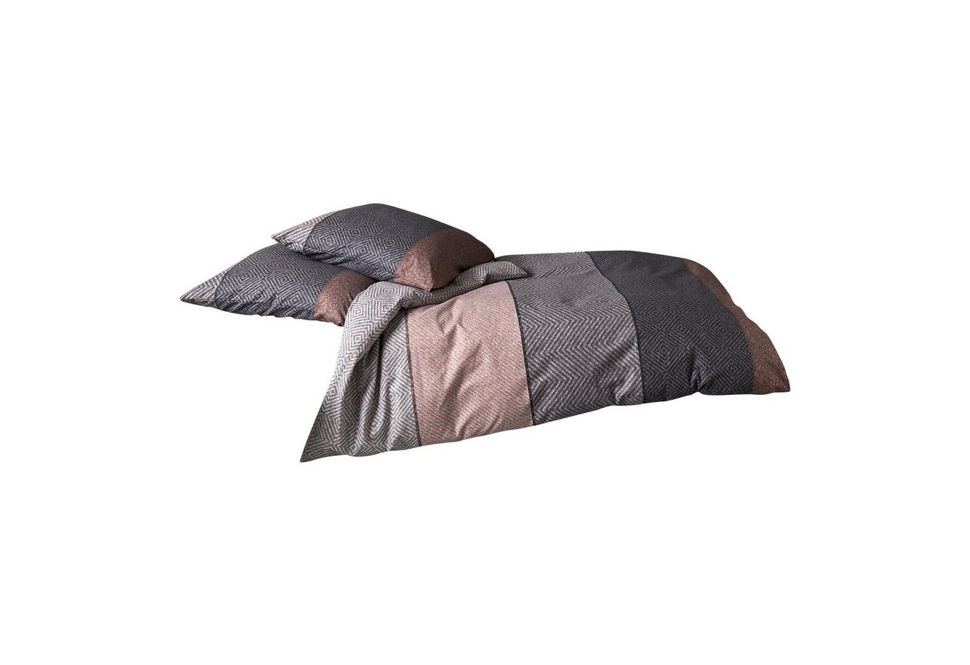 TRAUMSCHLAF Bettwäsche Kansas, Flanell, 2 teilig, hochwertige Flanell Qualität – Bild 4 von 4