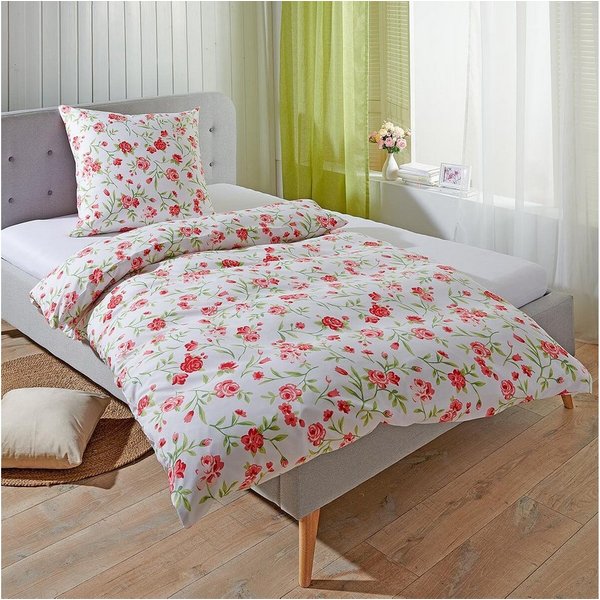 TRAUMSCHLAF Bettwäsche Nürnberg pink, Mikrofaser, 2 teilig