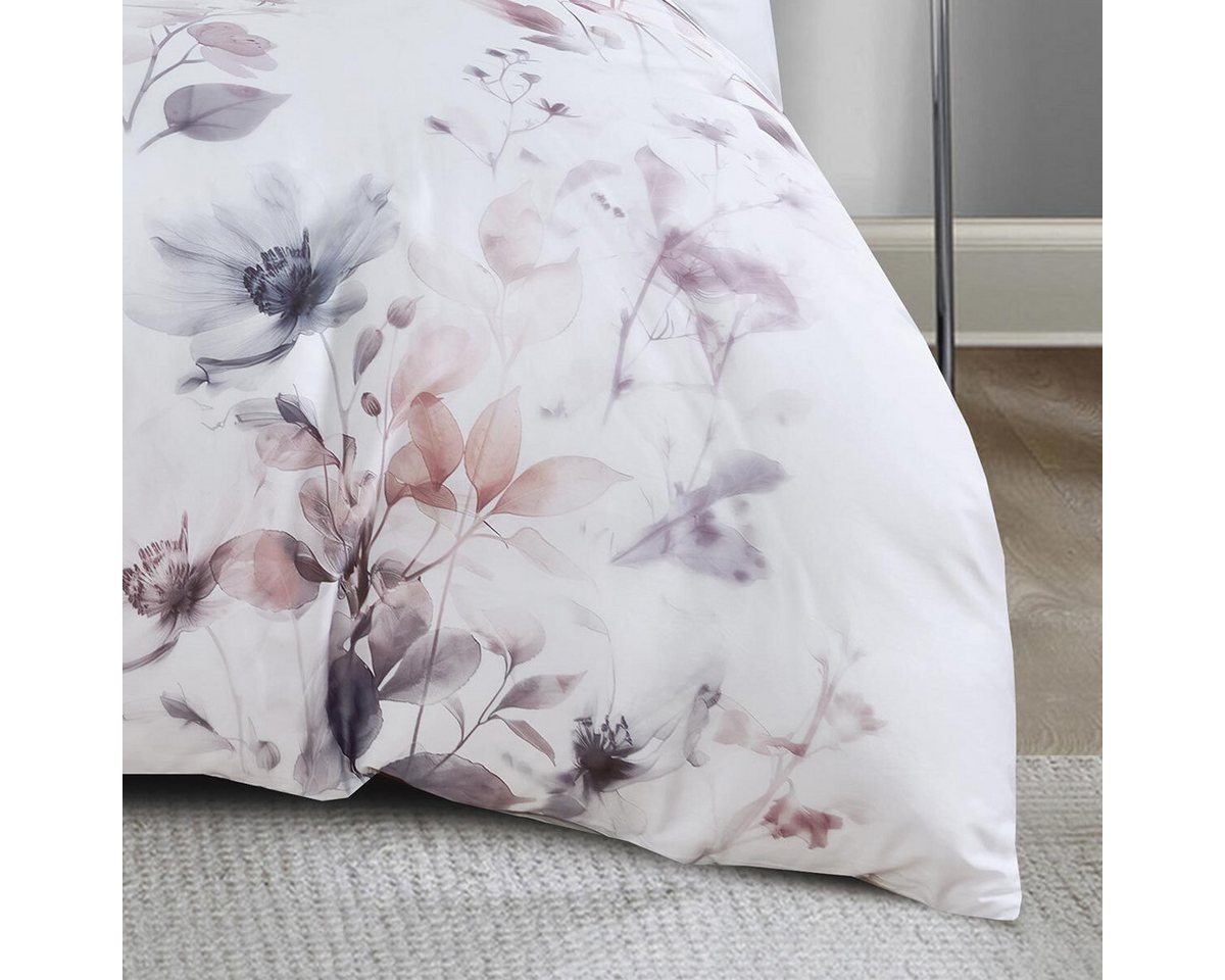 TRAUMSCHLAF Bettwäsche Porto, Mako Satin, 2 teilig, mit seidigem Glanz – Bild 3 von 4