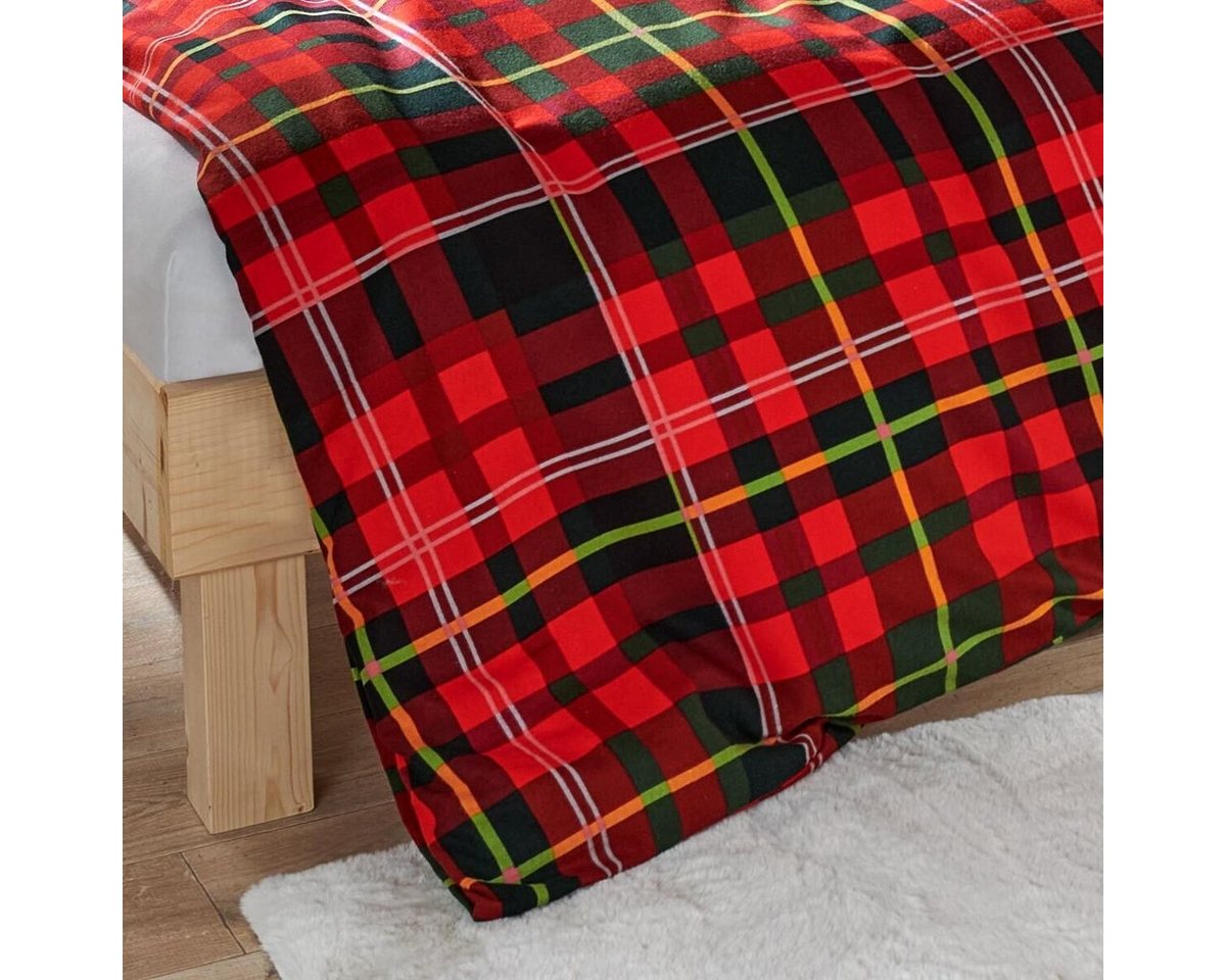 TRAUMSCHLAF Bettwäsche Sherlock, Flanell, 2 teilig, Flanell-Winterbettwäsche in toller Optik – Bild 3 von 4