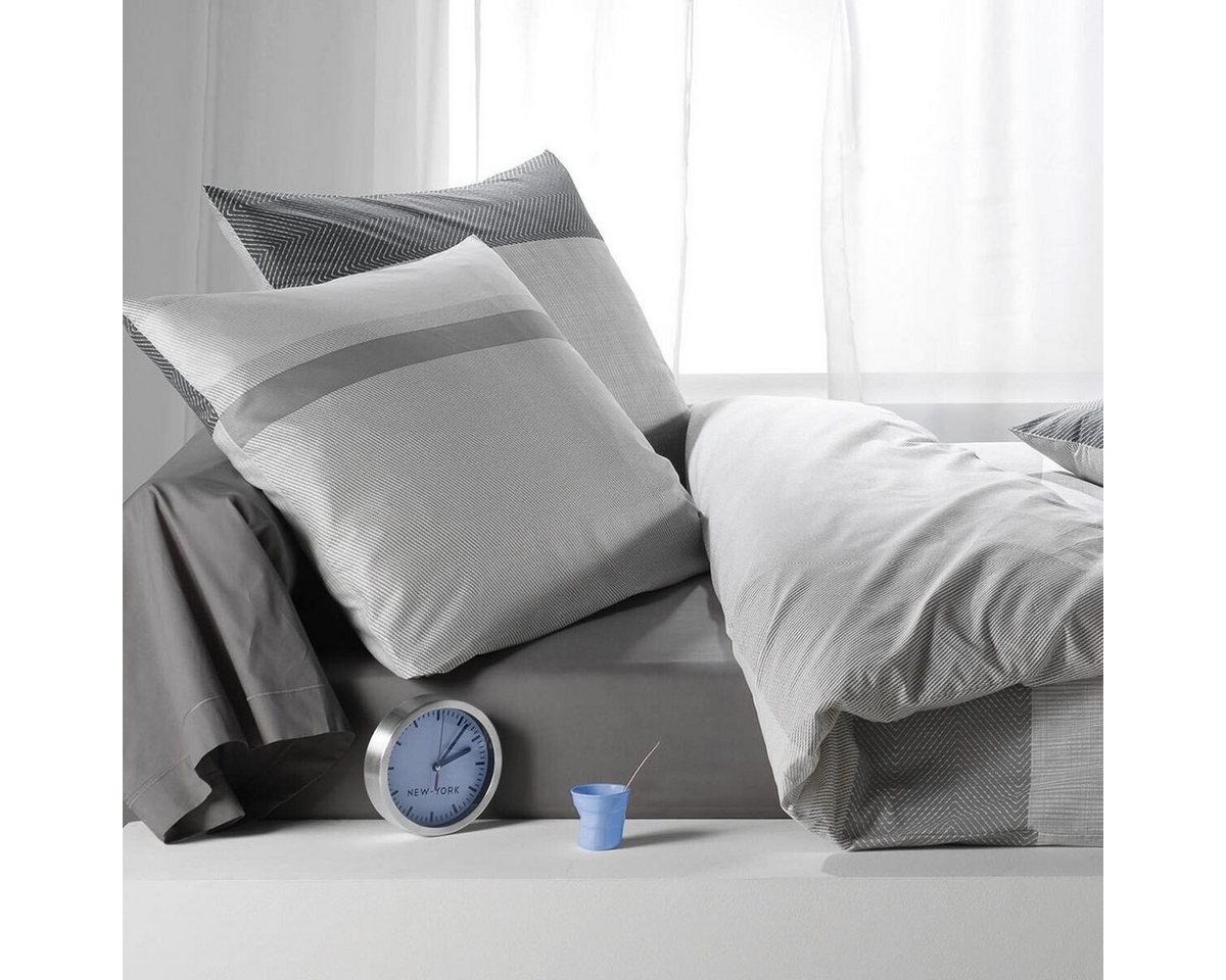 TRAUMSCHLAF Bettwäsche Spencer, Renforce, 2 teilig, zeitloses Streifendesign – Bild 2 von 4