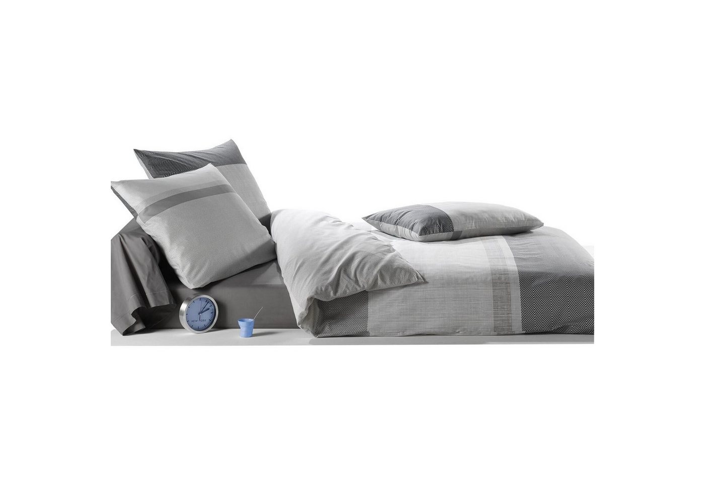 TRAUMSCHLAF Bettwäsche Spencer, Renforce, 2 teilig, zeitloses Streifendesign – Bild 4 von 4