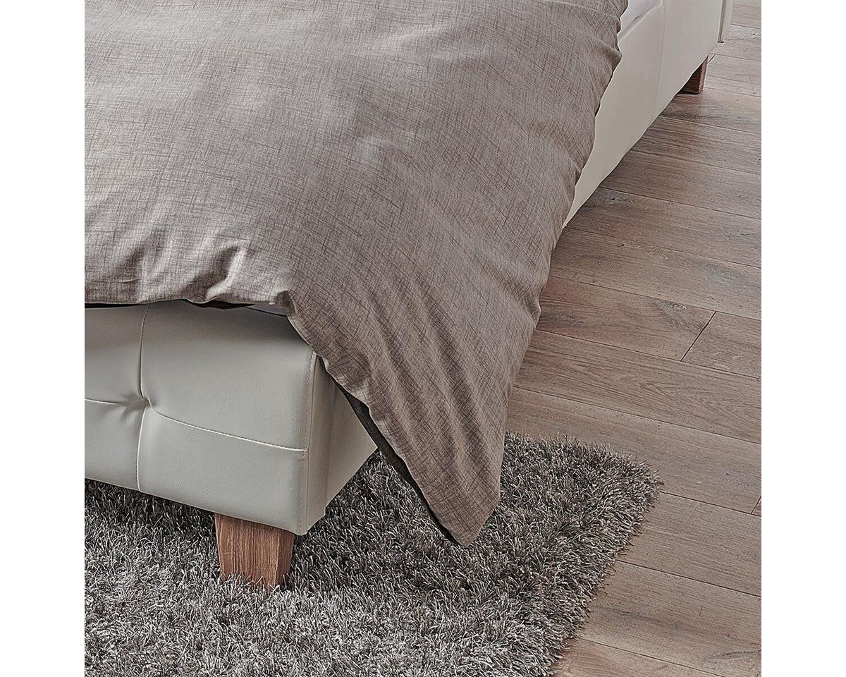 TRAUMSCHLAF Bettwäsche Texture, Mako Satin, 2 teilig, Mako-Satin mit sehr feiner Struktur – Bild 5 von 5