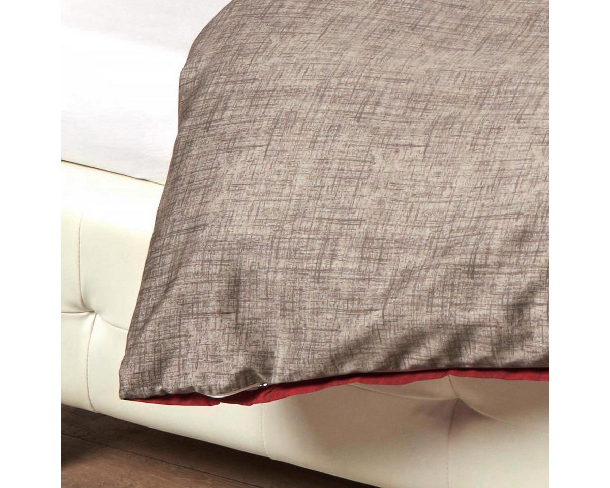 TRAUMSCHLAF Bettwäsche Texture, Mako Satin, 3 teilig, Mako-Satin mit sehr feiner Struktur – Bild 5 von 5