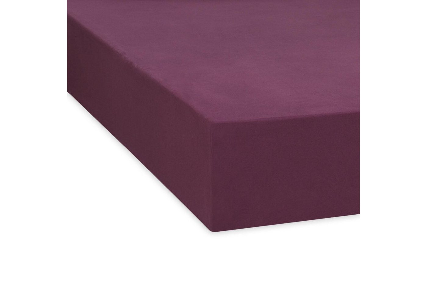TRAUMSCHLAF Spannbettlaken Feinbiber Boxspring, Biber, Gummizug: Rundumgummi, (1 Stück), warm und weich für extra hohe Matratzen – Bild 2 von 2
