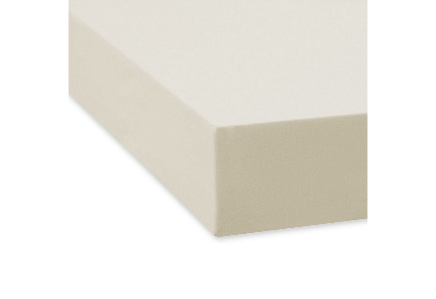 TRAUMSCHLAF Spannbettlaken Feinbiber Boxspring, Biber, Gummizug: Rundumgummi, (1 Stück), warm und weich für extra hohe Matratzen – Bild 2 von 2
