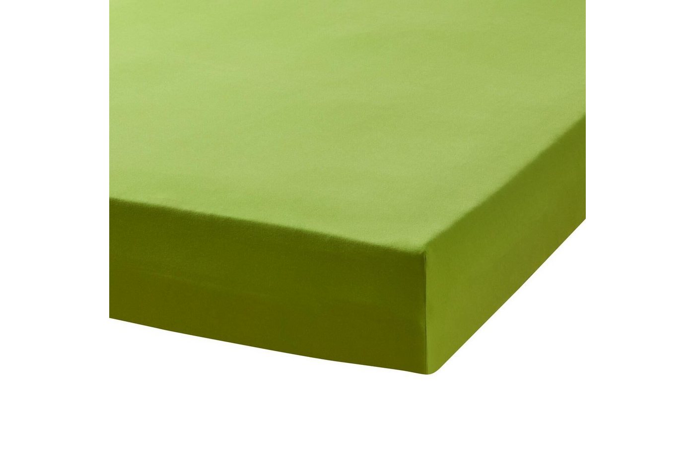 TRAUMSCHLAF Spannbettlaken Premium Interlock, Jersey, Gummizug: Rundumgummi, (1 Stück), auch für hohe Matratzen – Bild 3 von 4