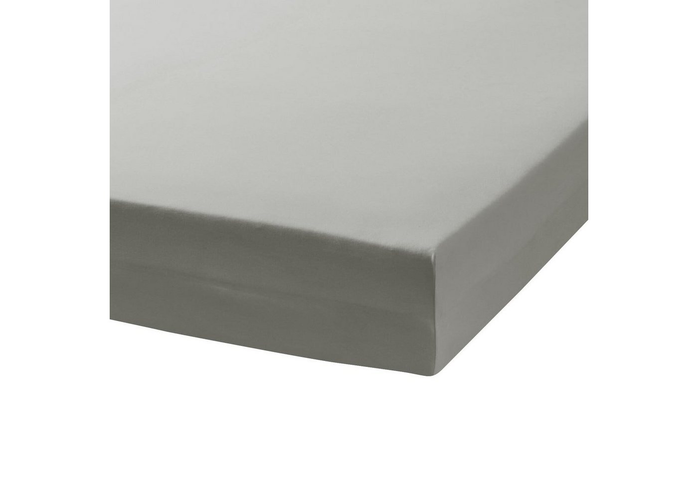 TRAUMSCHLAF Spannbettlaken Premium Interlock, Jersey, Gummizug: Rundumgummi, (1 Stück), auch für hohe Matratzen – Bild 3 von 4