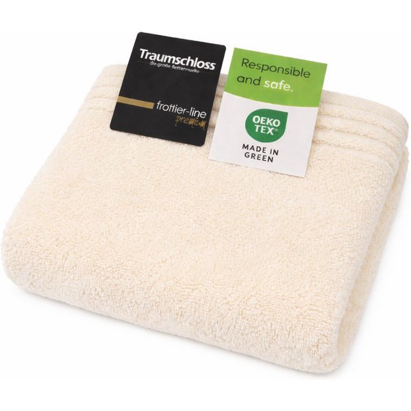 Traumschloss Handtuch Premium-Line, Frottier (1-St), 100% ägäische Baumwolle mit 600g/m²