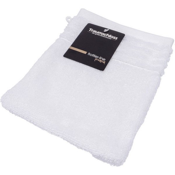 Traumschloss Waschlappen Premium-Line, (1-St), 100% ägäische Baumwolle mit 600g/m²