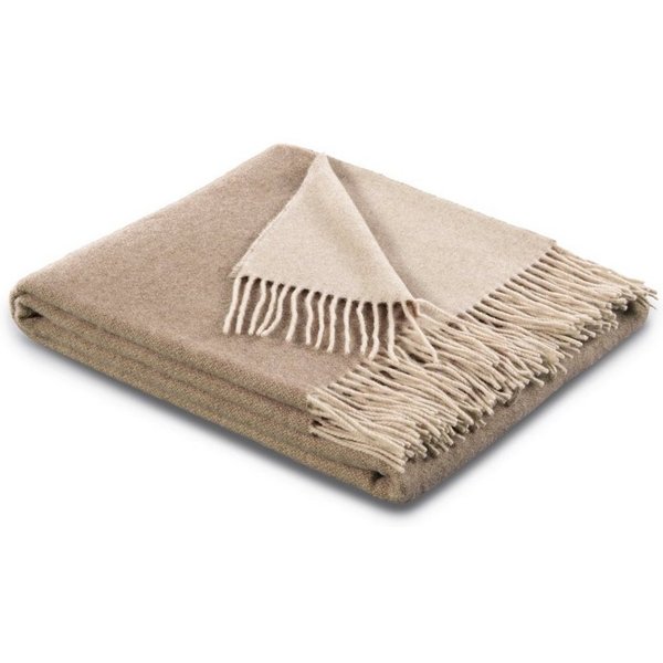 Wohndecke Naturale, Traumschloss, 80% Wolle, 20% Kaschmir, luxuriöse Qualität