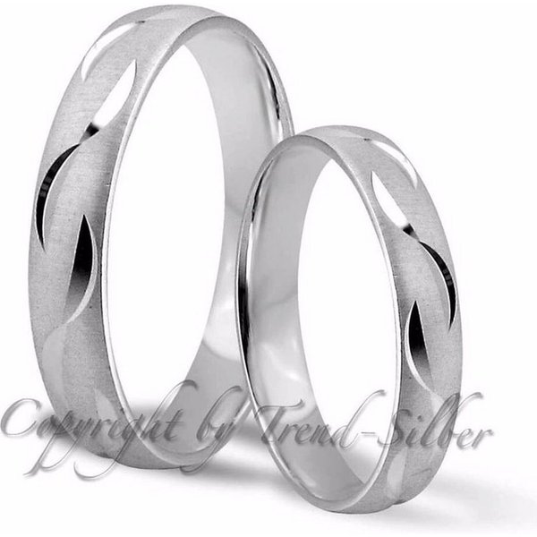 Trauringe123 Trauring Hochzeitsringe Verlobungsringe Trauringe Eheringe Partnerringe aus 925er Silber, J41x