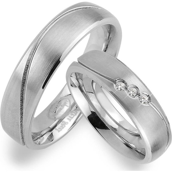 Trauringe123 Trauring Hochzeitsringe Verlobungsringe Trauringe Eheringe Partnerringe aus Edelstahl JE24