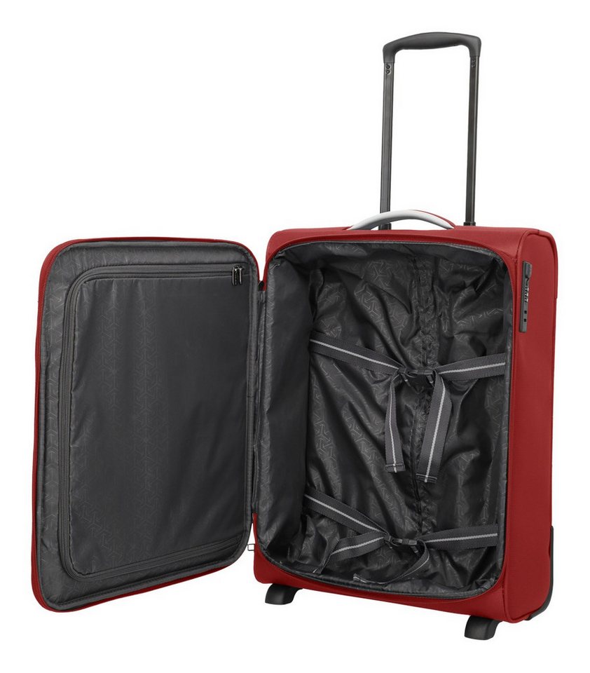 travelite Handgepäck-Trolley JETPACK Multi 2 Cabin Handgepäck Koffer, 2 Rollen, Weichgepäck, passend für Ryanair, Condor und viele gängige Airlines – Bild 3 von 5