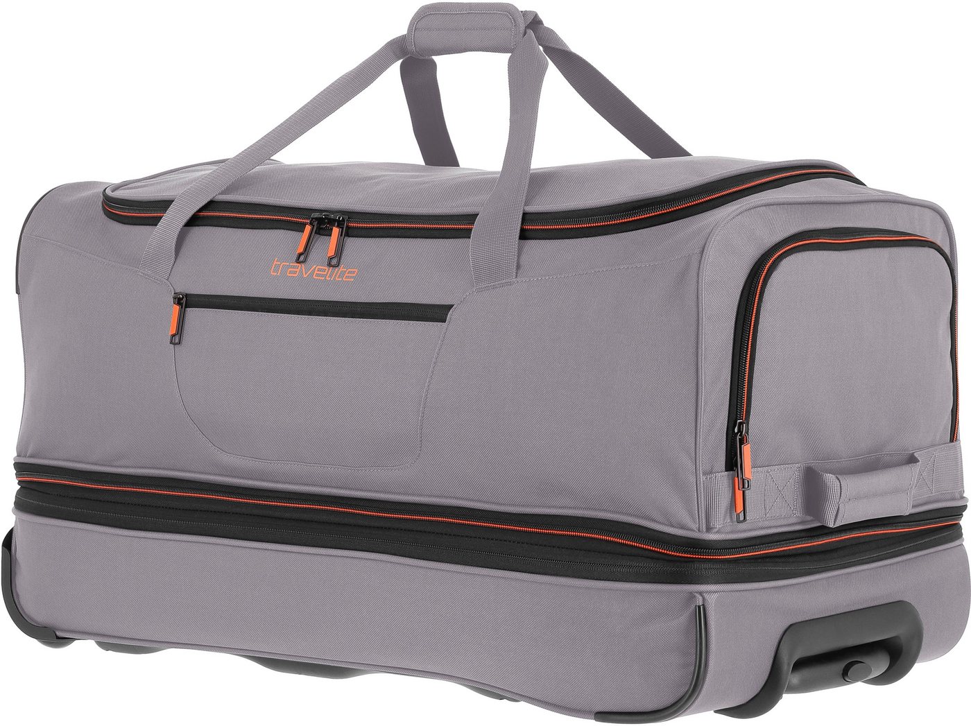 travelite Reisetasche BASICS, verschiedene Größen und Farben, Duffle Bag Reisegepäck Sporttasche Reisebag mit Trolleyfunktion – Bild 3 von 5