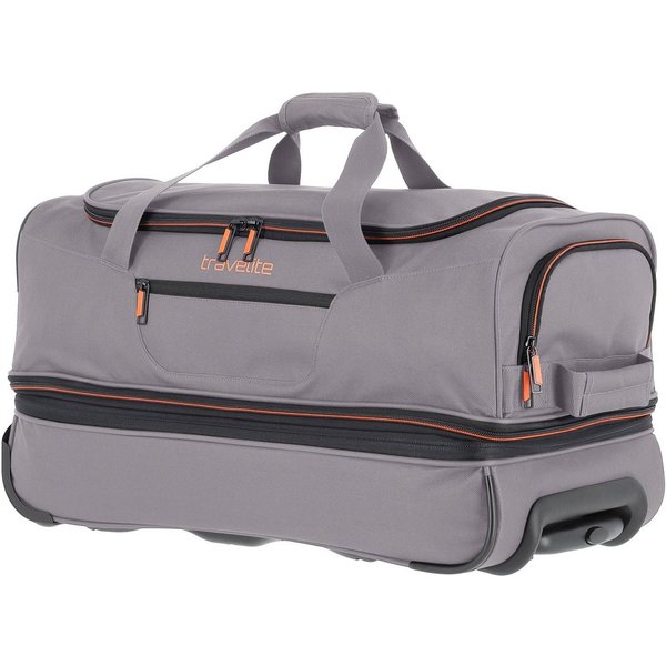 travelite Reisetasche BASICS, verschiedene Größen und Farben, Duffle Bag Reisegepäck Sporttasche Reisebag mit Trolleyfunktion