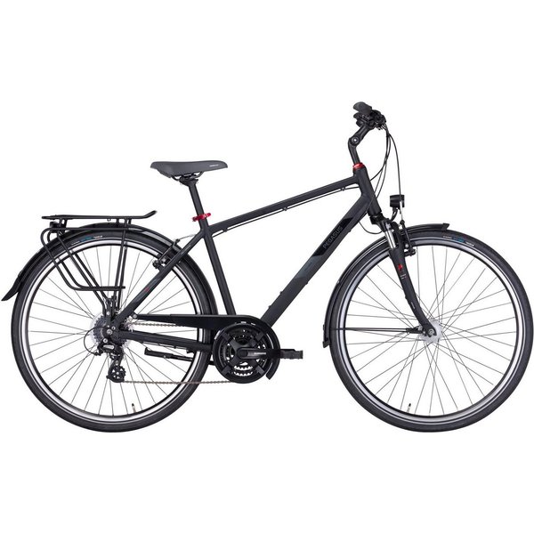 Pegasus Trekkingrad Pegasus Solero SL 24 Herren schwarz 2026, 24 Gang Shimano Altus RD-M310, Kettenschaltung