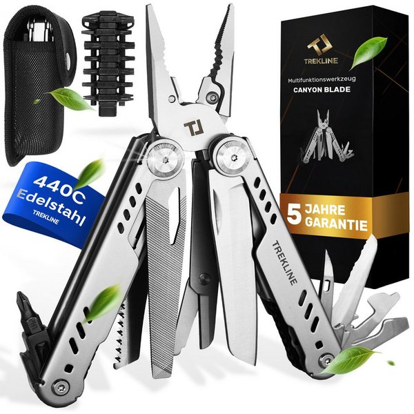 Trekline Multitool - Camping Werkzeug Multifunktionswerkzeug Multifunktionsmesser